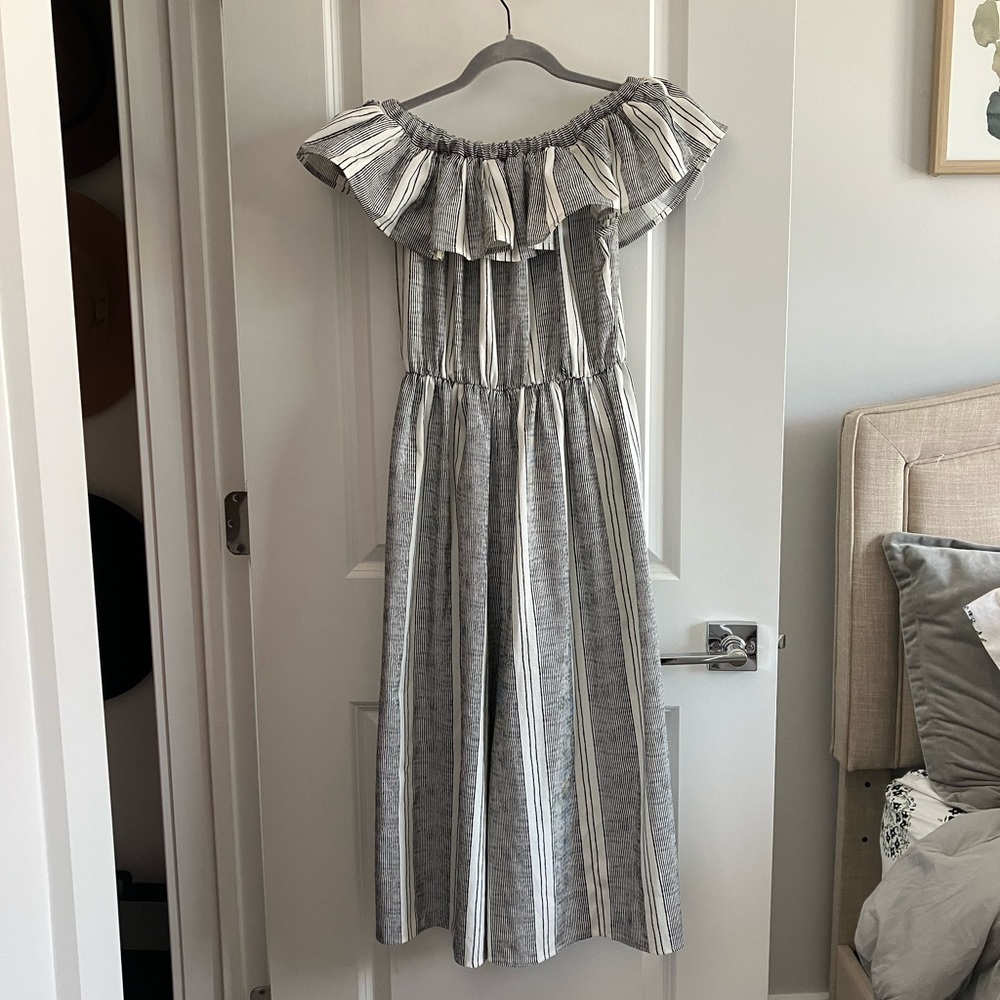MissGuided off the shoulder jumpsuit